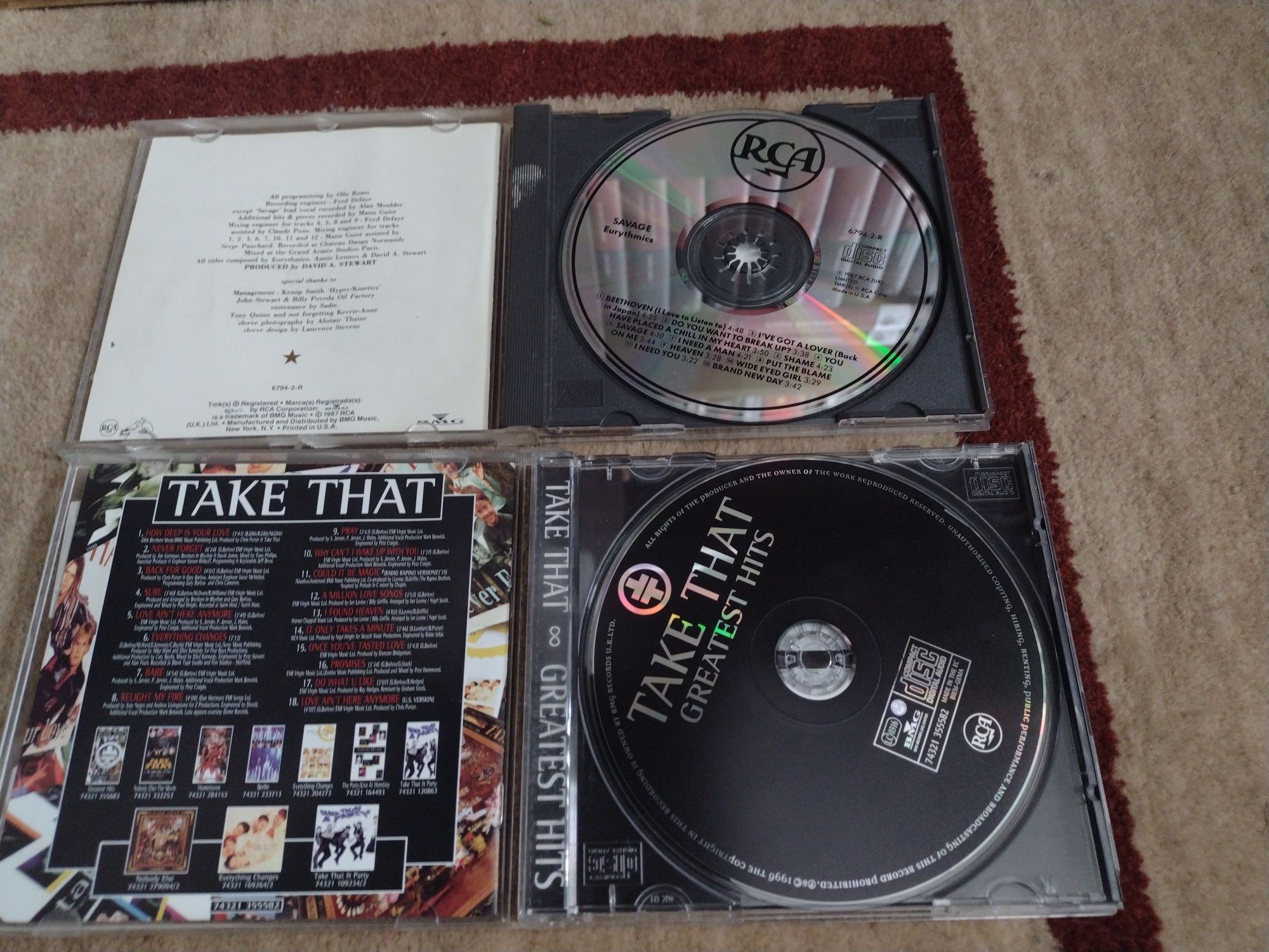 Take That, Texas, Red Hot Chili Peppers cd-uri