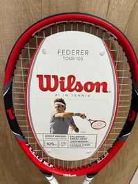 Racheta tenis Wilson-Federer, noua cu eticheta