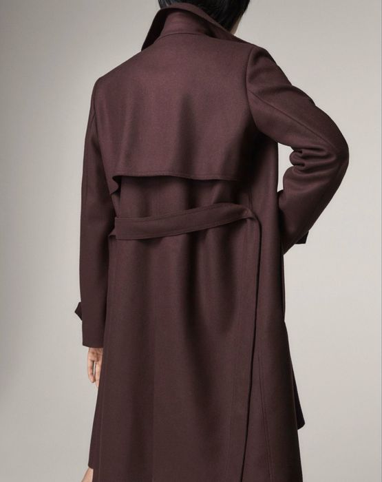 Дамско вълнено палто Massimo Dutti