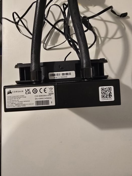 Cooler procesor Corsair H60x RGB ELITE v2, racire cu lichid, 120 mm