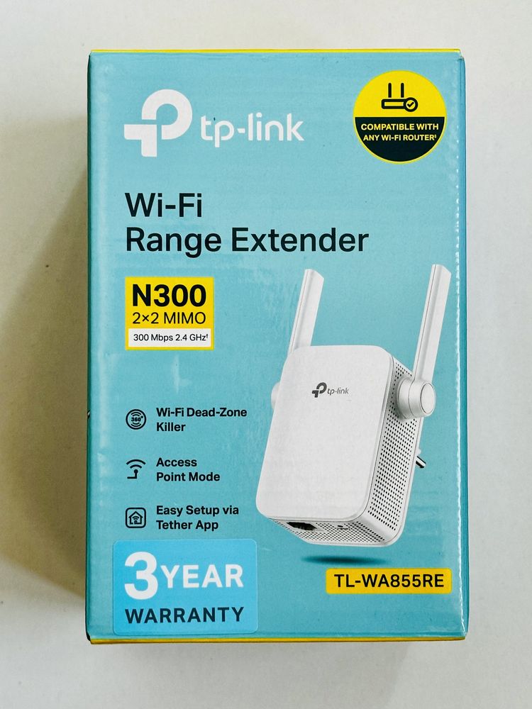 Удължител на wi fi обхват TP-Link - TL-WA855RE, 300Mbps - НОВ