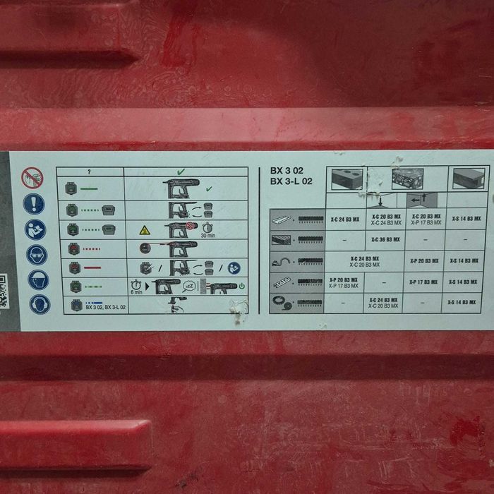 Pistol Pneumatic Cuie Hilti BX 3 L Cutie Full Zeus Amanet Rahova 33993