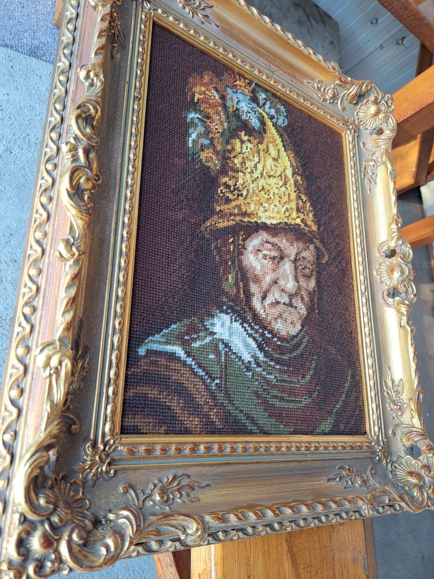 Tablou vechi "Omul cu coiful de aur" Rembrandt