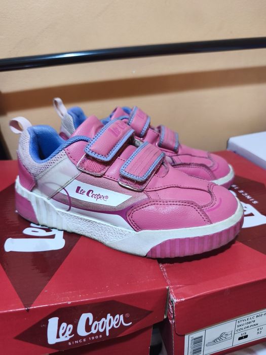 Детски кожени маратонки "Lee Cooper"