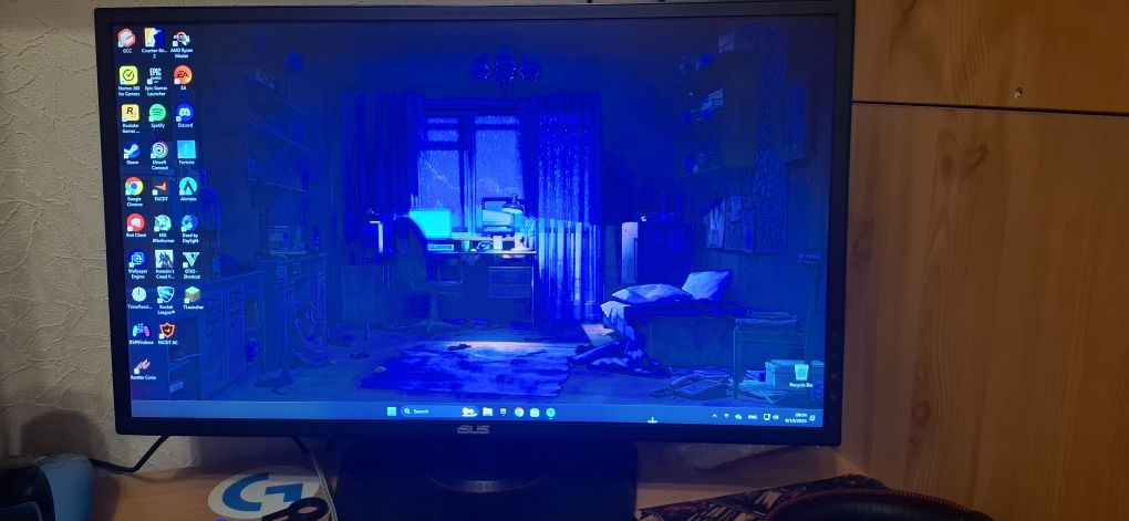Геймърски монитор asus vg248qg 165hz