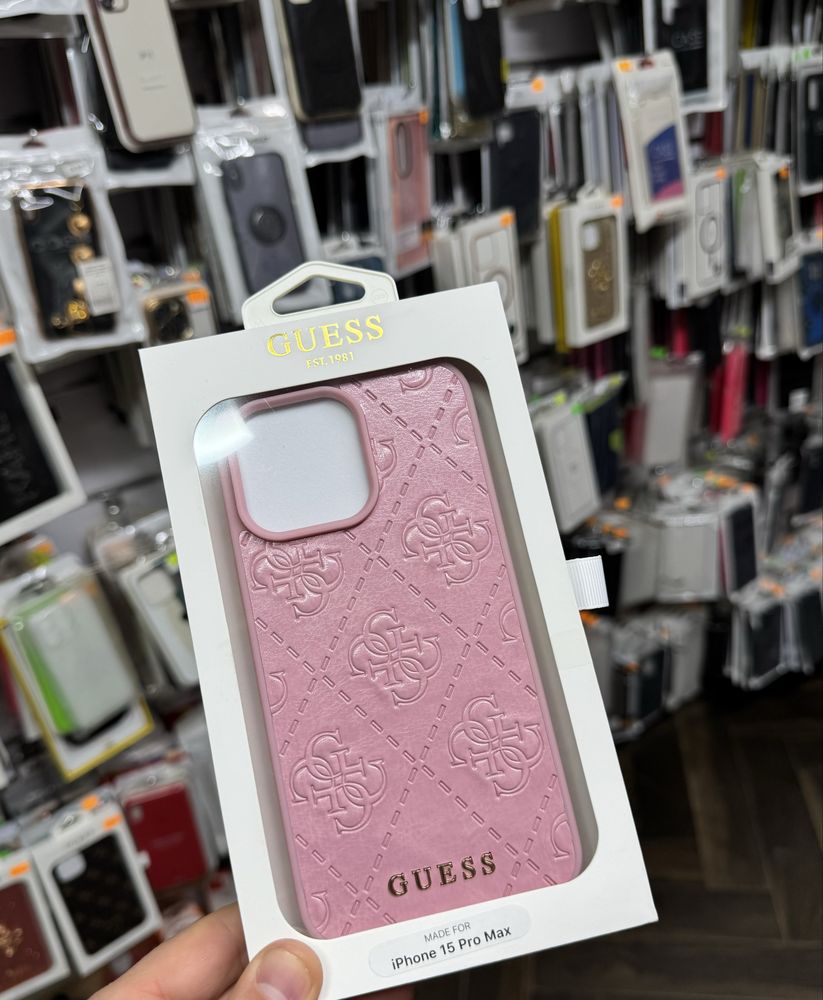 Iphone 15 pro max Оргинален калъф на Guess