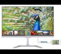 Monitor LED PLS Philips 23.6", Wide, Full HD, DVI-D, MHL-HDMI, Alb
