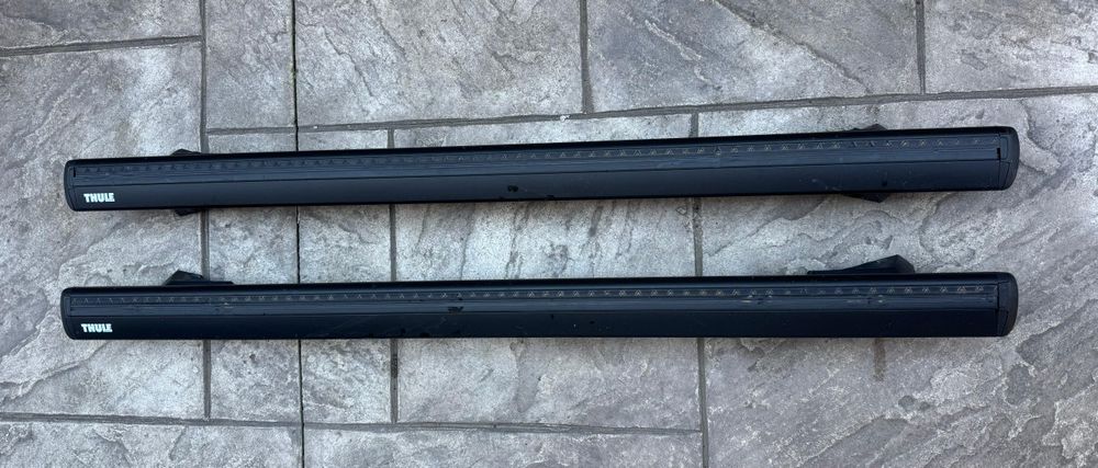 Bare transversale Thule WINGBAR EVO 2 Black + kit prinderi EVO RAISED