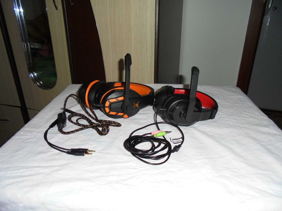 Casti Noi,Pro Gaming, Sound HD,Microfon,IMPECABILE,3.5-mm,Pret-100 LEI