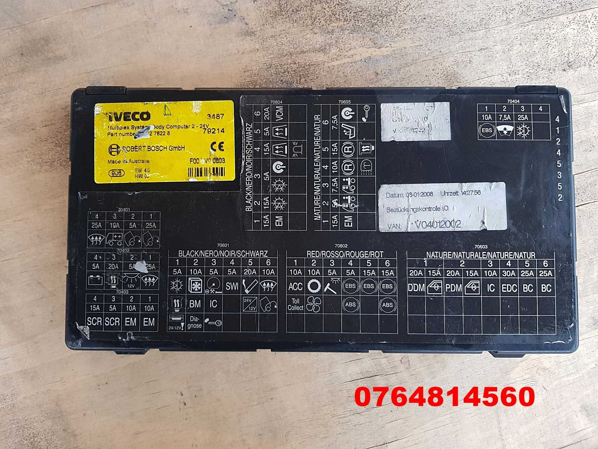 Calculator body computer iveco