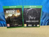 Resident Evil VII 7 Bioharzard и Dark Sould 2 II Xbox One