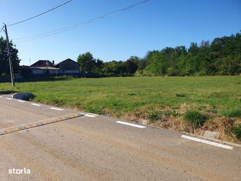 Teren Glamboc Deal, intravilan, asfalt, toate utilitatile