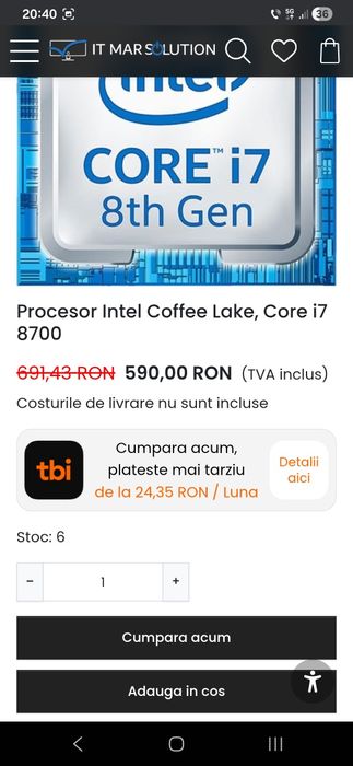 Kit placa de baza si procesor si rami, la cerere carcasa din poze