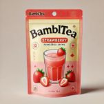 Клубника Bambltea, Бабл ти, Джуз Боллы, тапиоки, Бабл чай,  Babl tea