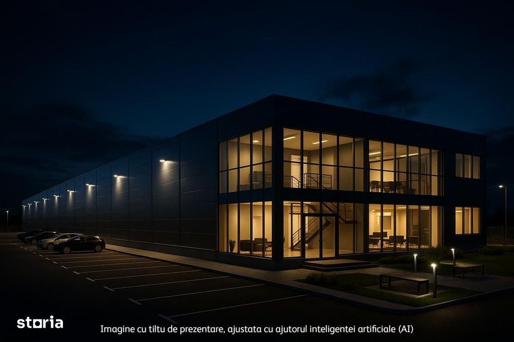 Spatii industriale si birouri 8600 mp in Popesti-Leordeni
