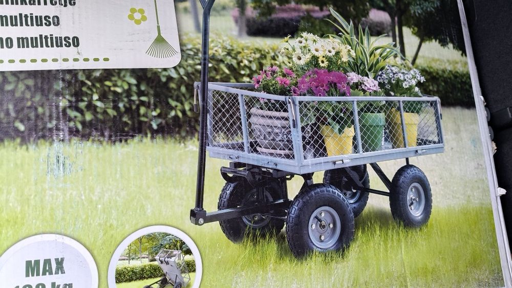 Cărucior gradina roaba basculabil 108/55/50