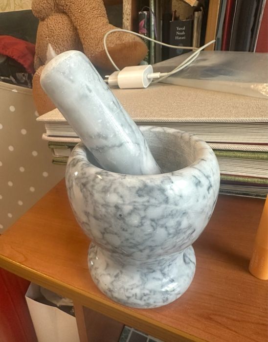 Мраморная ступка