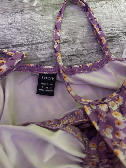 rochie cu flori shein S