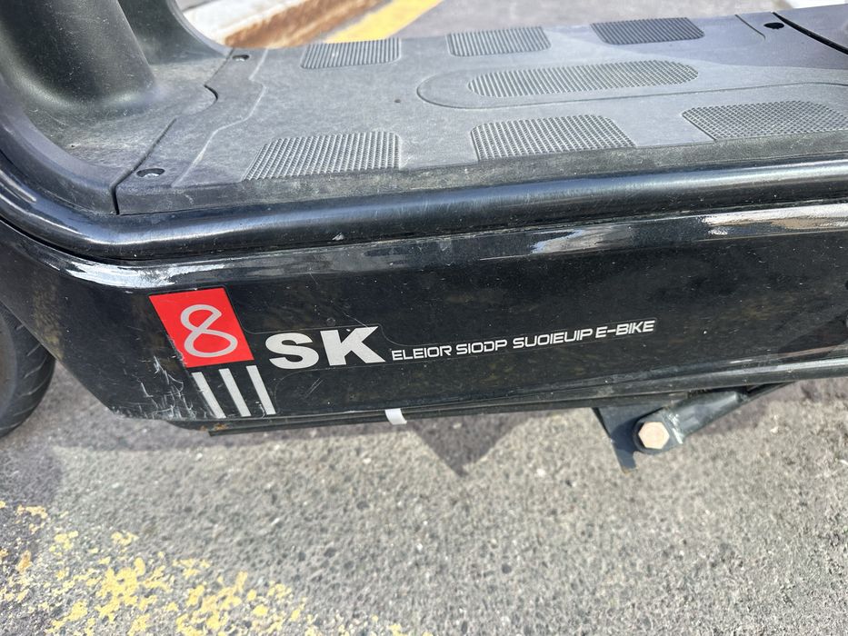 Электровелосипед SK8 Electric bike 10 дюйм 2022 10 дюймов черный