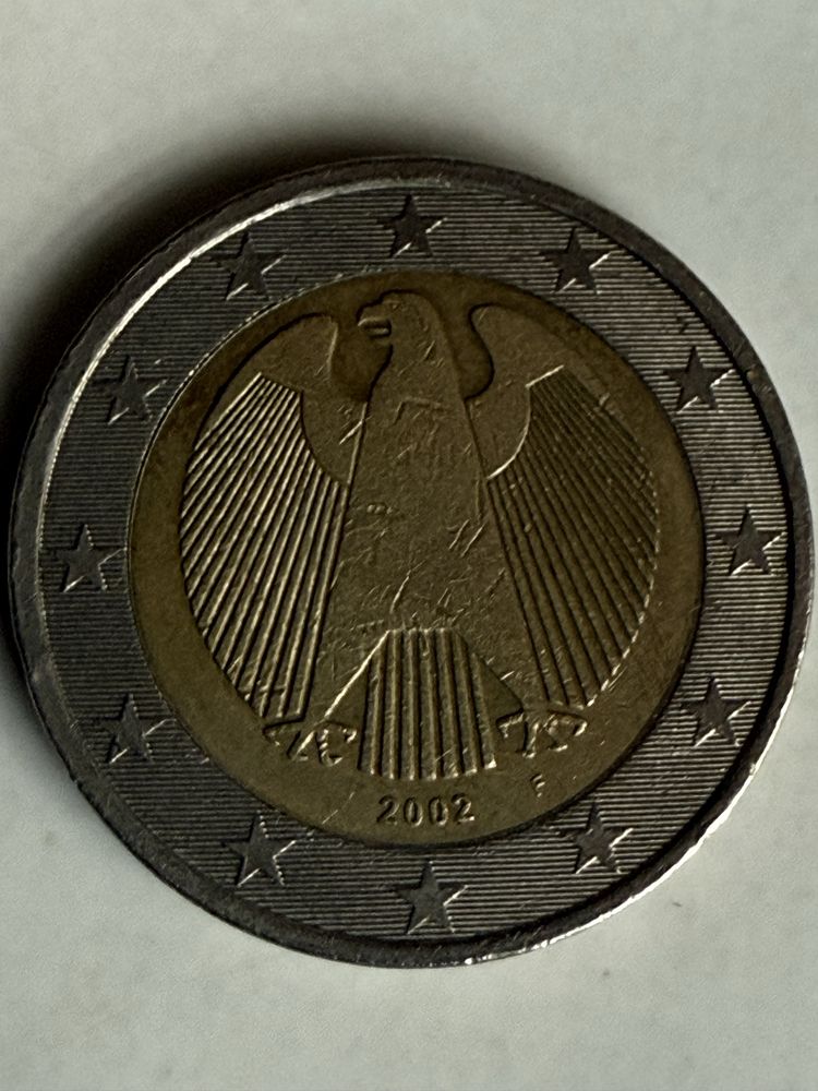 Монета 2 euro Германия 2002г.