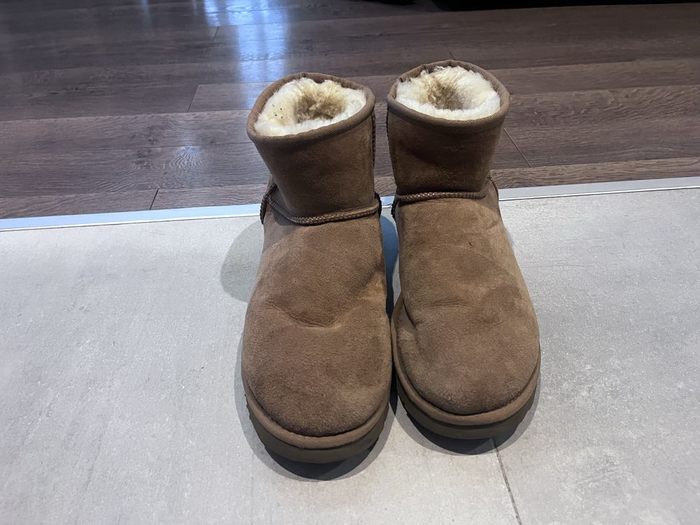 UGG Зимни боти от естествен косъм