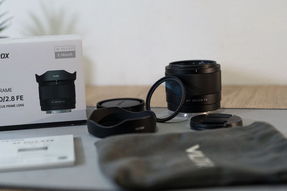 Obiectiv Viltrox 20mm f/2.8–stare impecabilă + filtru UV K&F Concept