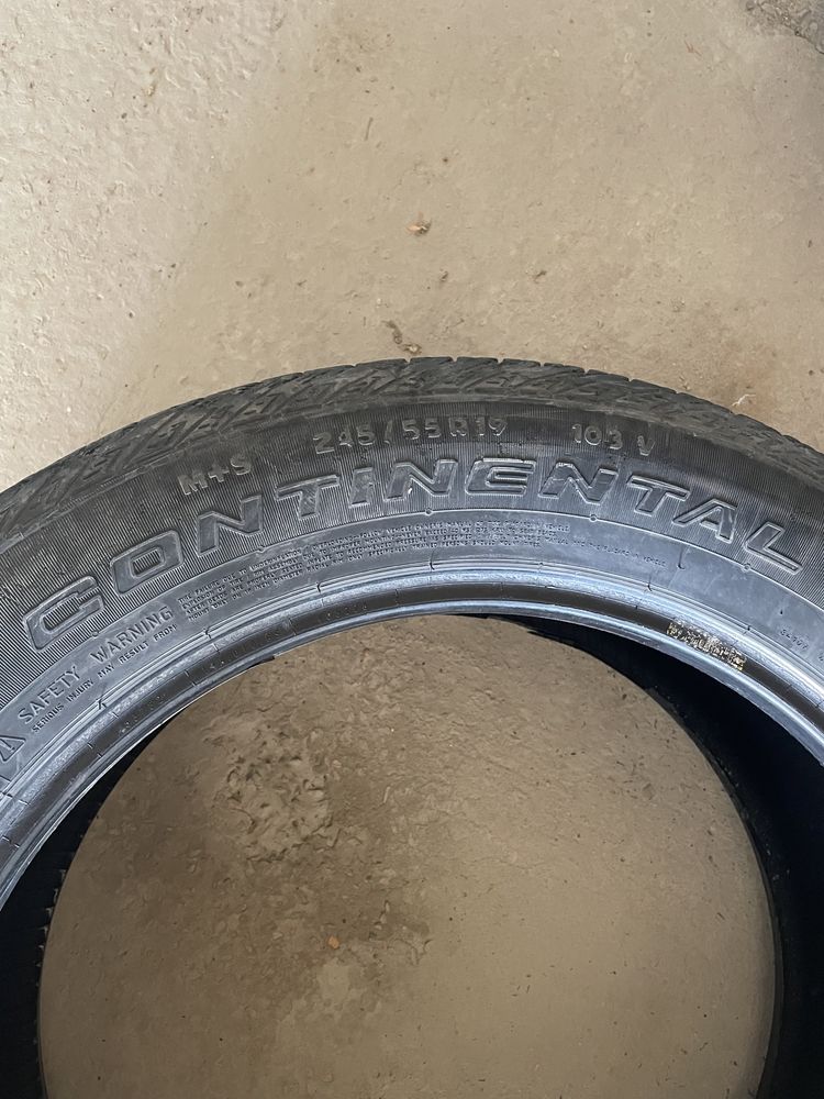 Продам шины continental 245/55/r19