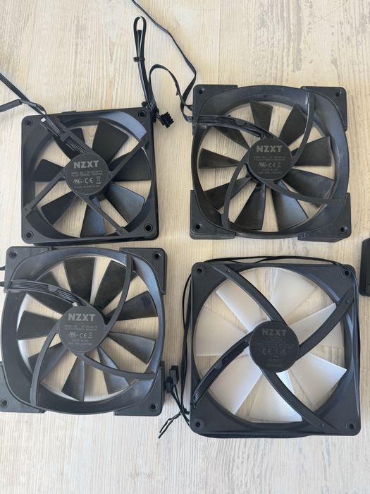 Комплект вентилатори NZXT + RGB контролер