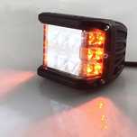 ХАЛОГЕН -LED BAR-36W бял/оранжев -блиц светлина 10см.