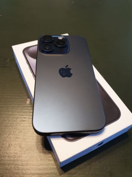 Iphone 15 Pro, blue titanium de 128 gb, in garantie!!