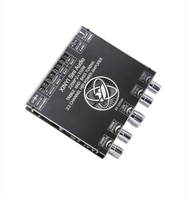 Placa de amplificare 220WX2+350W cu chip TPA3251D2, Bluetooth 5.0, 2.1