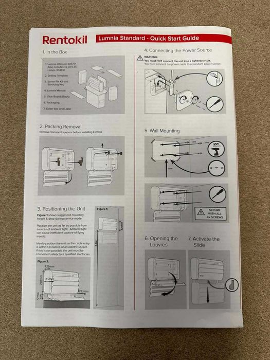 Lumnia Standard 304771 • LED инсектен уловител  • стенен монтаж