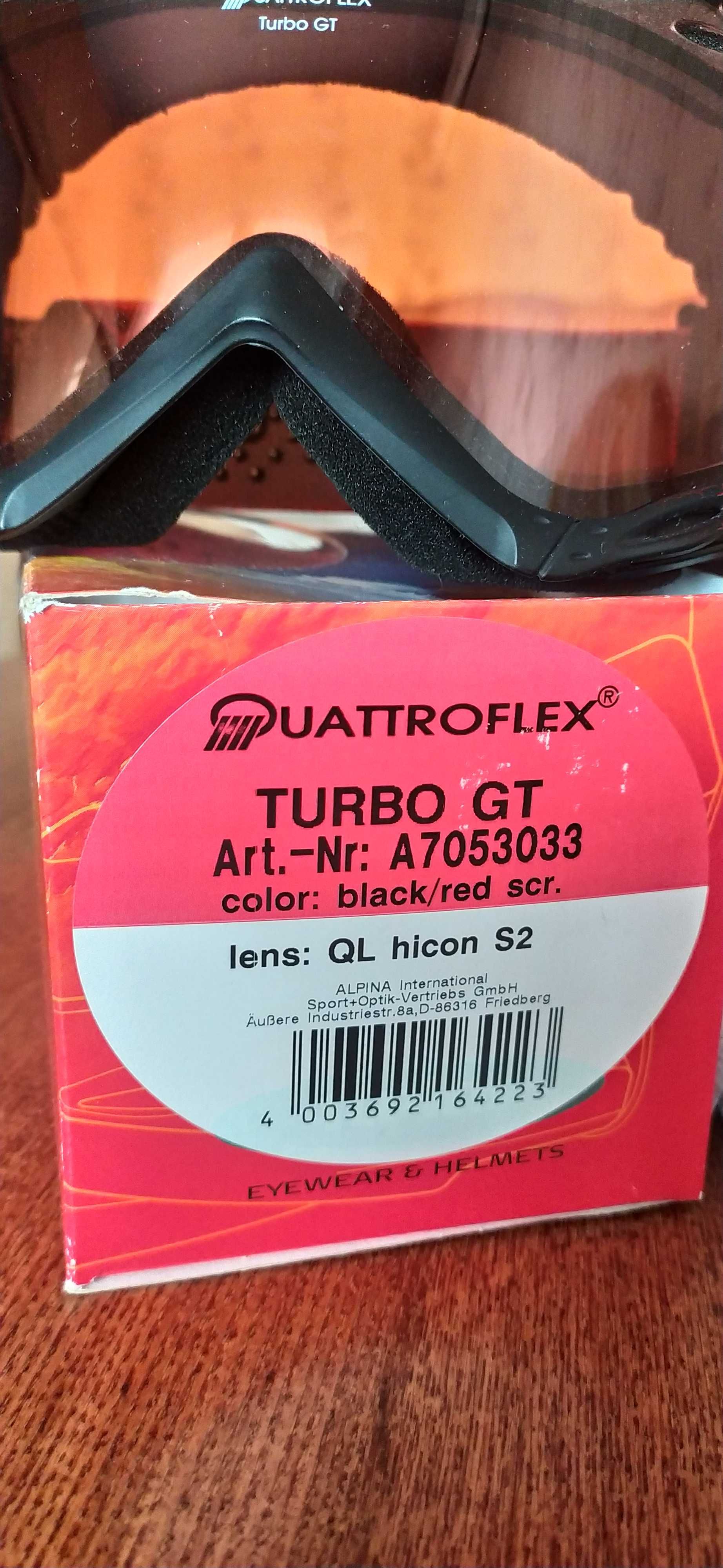 Маска лыжная Alpina Turbo GT Quattro flex