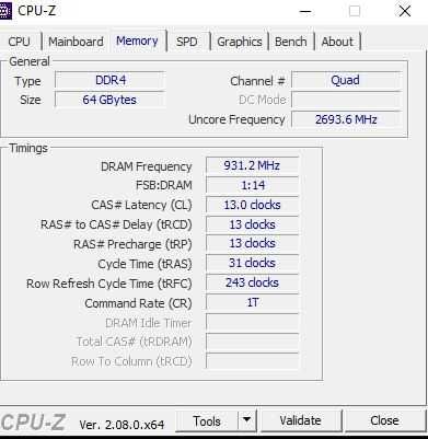 DELL precision tower 5810 / XEON E5 2673V4 20c/40T 64GB DDR4