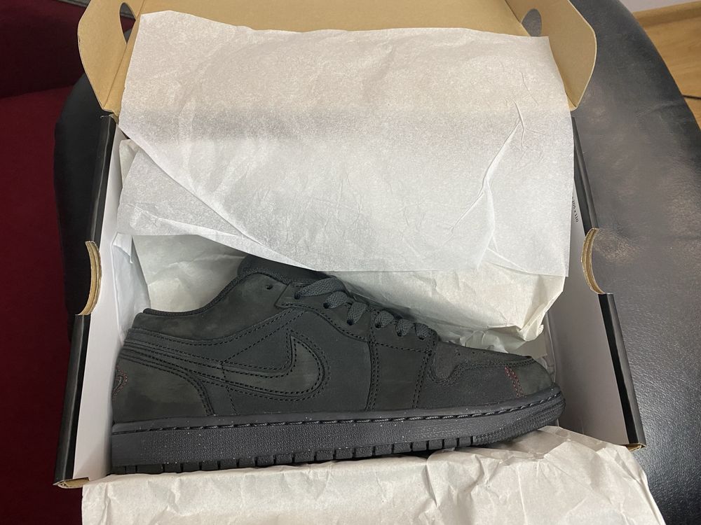 Air Jordan 1 Low Craft - Dark Smoke Grey - 40.5 - Като Нови