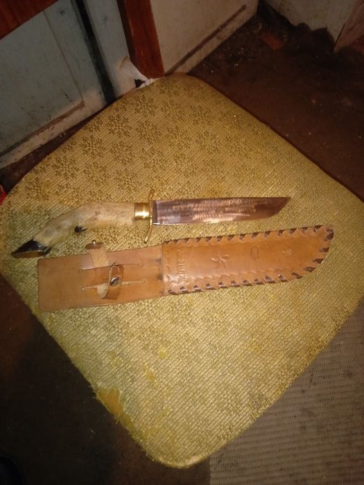 Майсторски ловен нож от соца