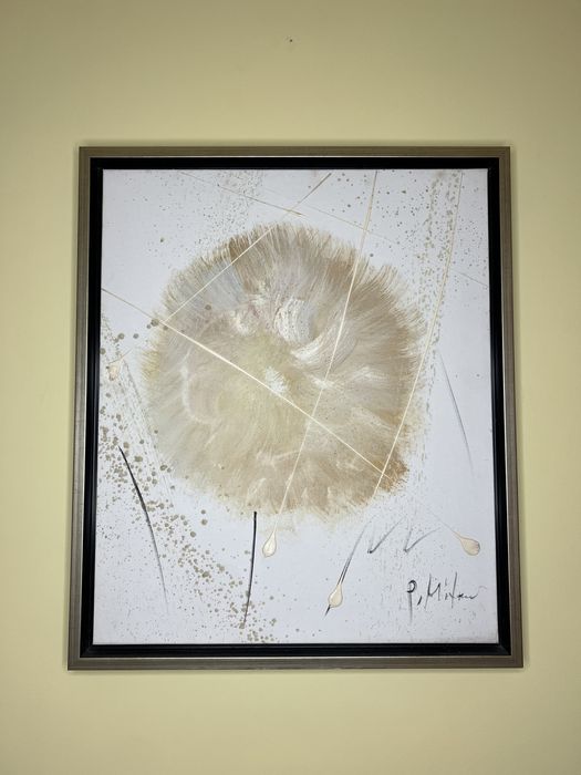 Маслената картина „Глухарче“ от Павел Митков 50/60