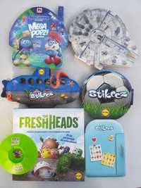 album colectie jucarii figurine stikeez strumpfi bile fresh heads