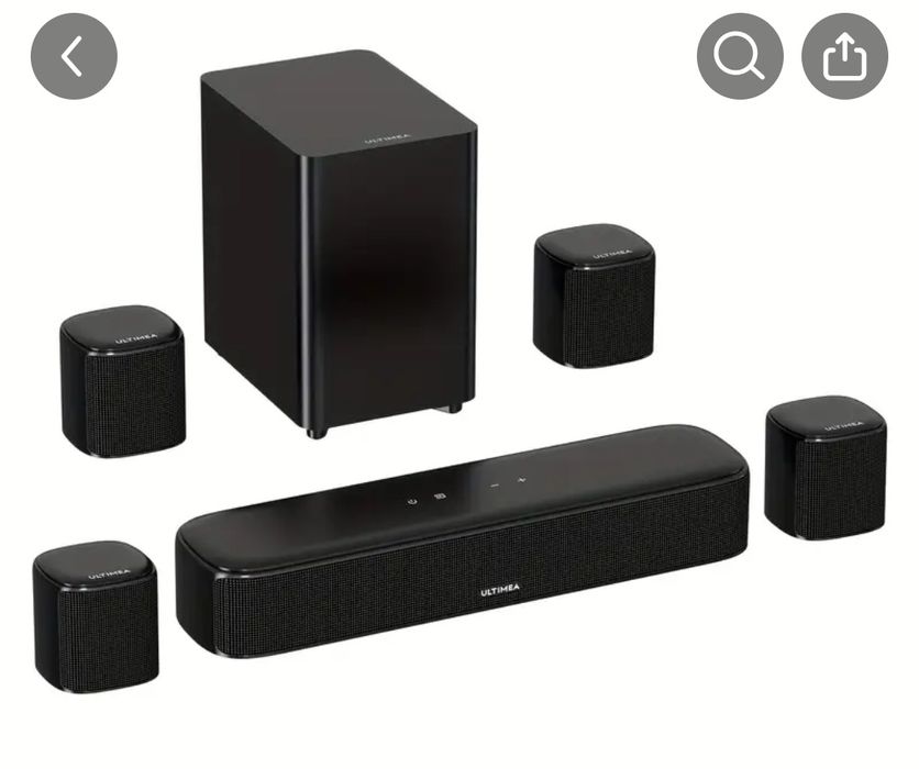 Bară de sunet surround ULTIMEA 7.1ch, bară de sunet pentru Smart TV cu