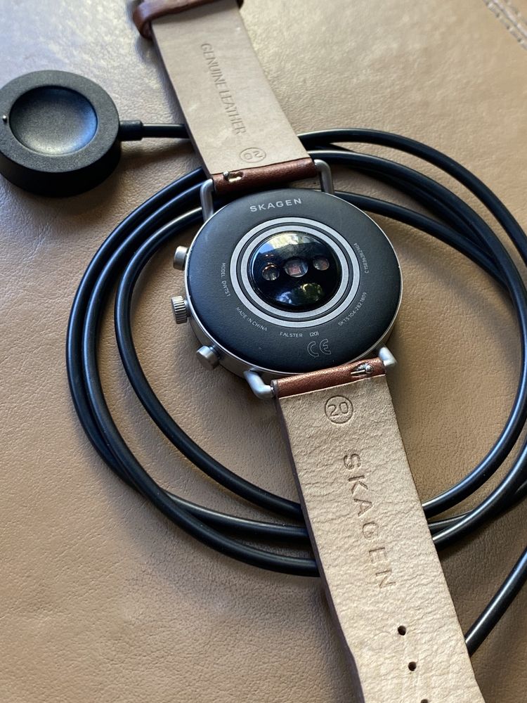 Smartwatch Skagen Falster 2 DW7S1 - Curea Piele Brown Maro - Excelent