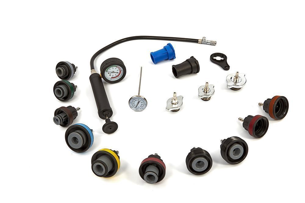 Trusa pt verificarea sistemului de racire auto 18 piese