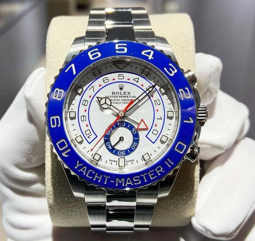 rolex yacht-master 2 / 44mm сребро