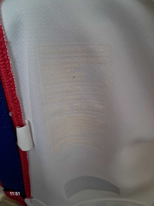 Tricou de joc nike away DENIS ALIBEC 7 FCSB Steaua Bucuresti