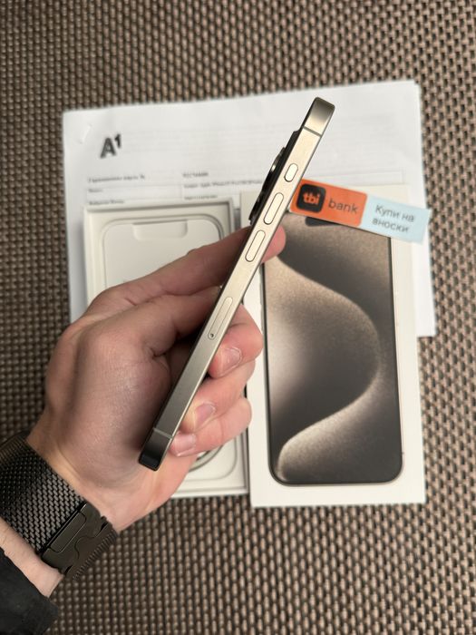 128!ЛИЗИНГ*49лв/м iPhone 15 pro * Natural айфон 15 про