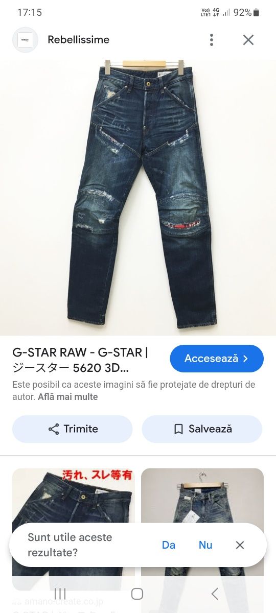 Blugi G STAR originali sunt superbi credeți-mă