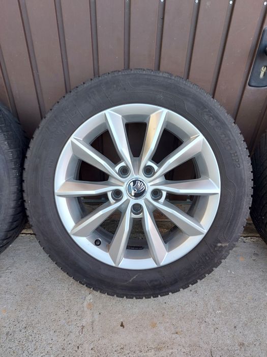 Jante aliaj 16 inch 5x112 originale skoda octavia 3 passat golf audi
