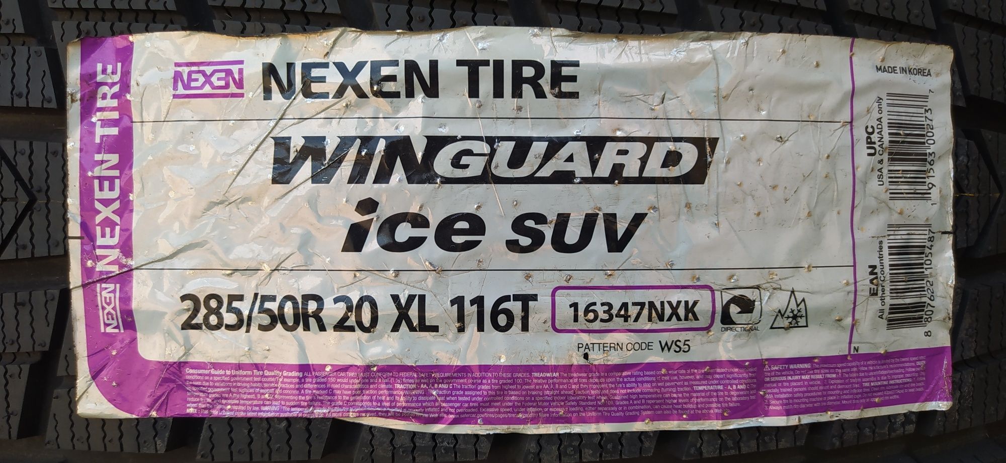 285/50R20 Nexen WG ice SUV