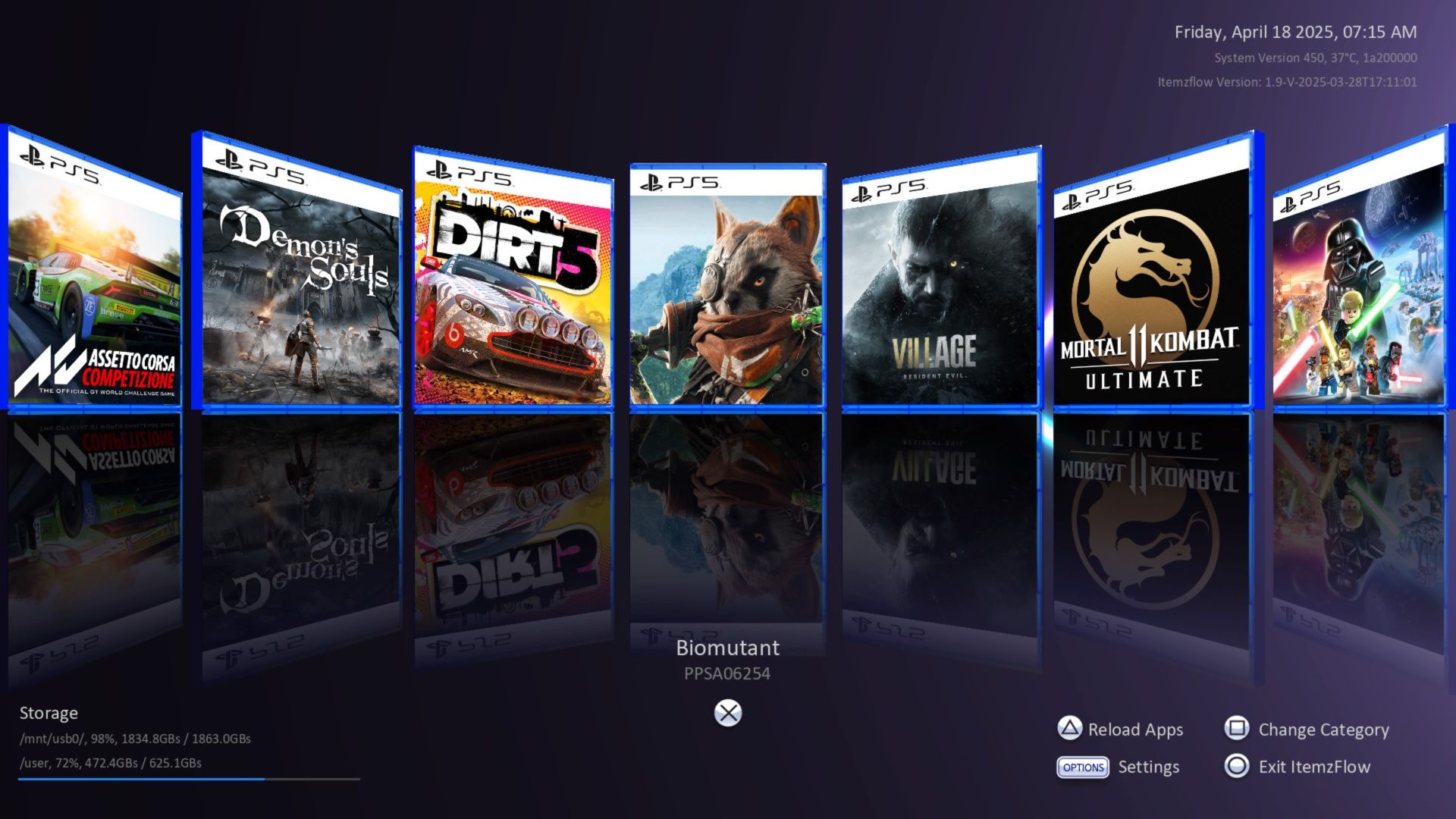 PS5 Diskavodlik 4.03 vzlom verciya  2.8 tb xotira