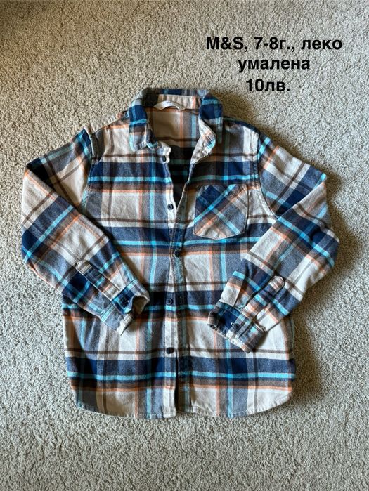 Пижамки, блузи и ризи с дълъг ръкав, H&M, M&S, Children’s place и др.