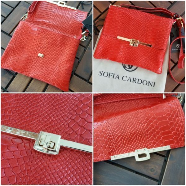 SOFIA CARDONI - Естествена кожа/Оригинална дамска чанта